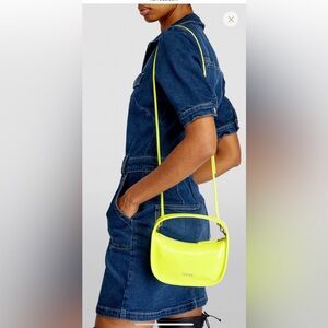 STAUD VENICE CONVERTIBLE BAG CITRON Preowned gently used